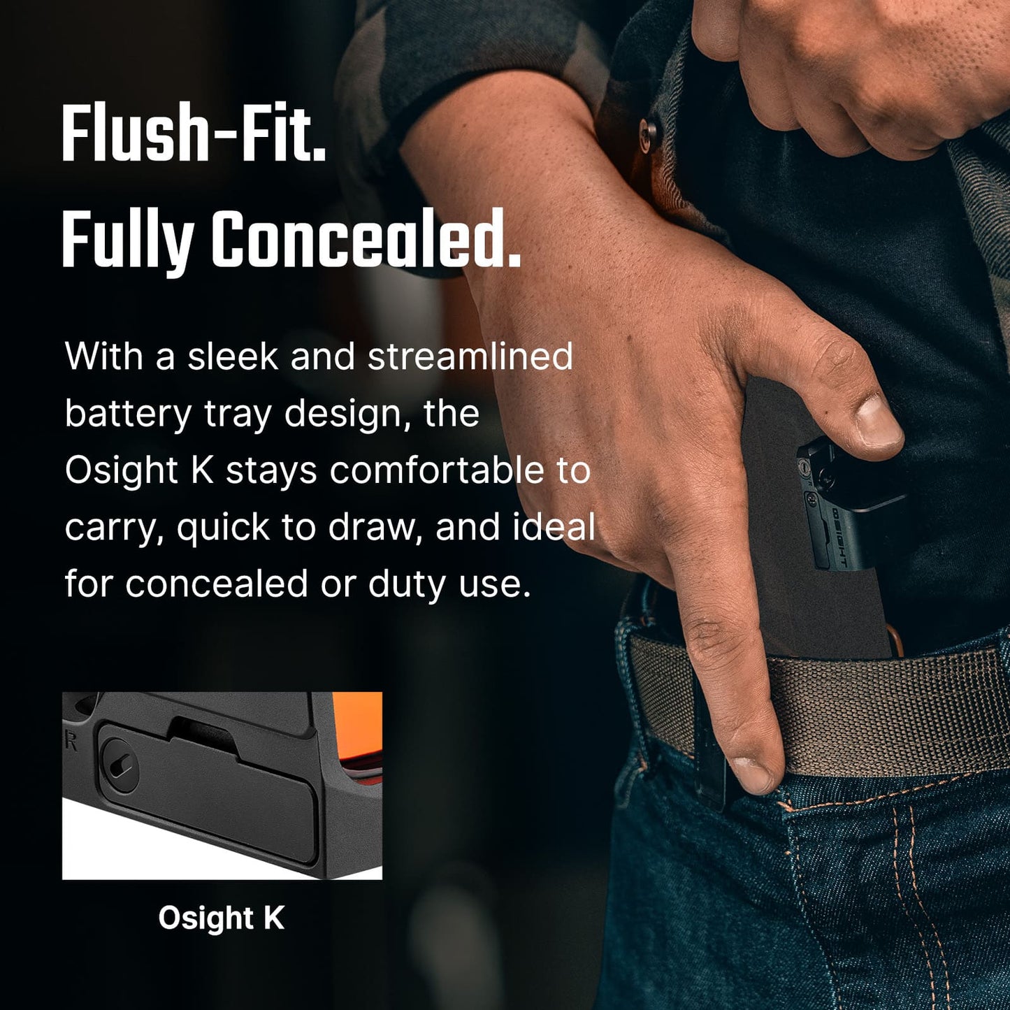 Osight K – Open Reflex Sight with Side‑Loading Battery