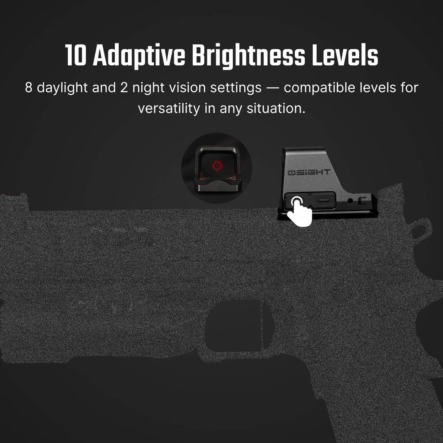 Osight C – Open Reflex Optic with Side‑Loading Battery