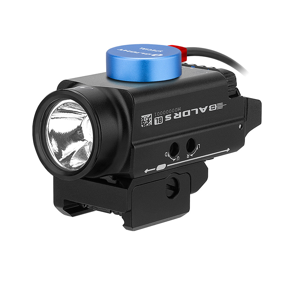 Olight Baldr S – Rail-Mounted Light with Strobe & Green Laser - 800 Lumens