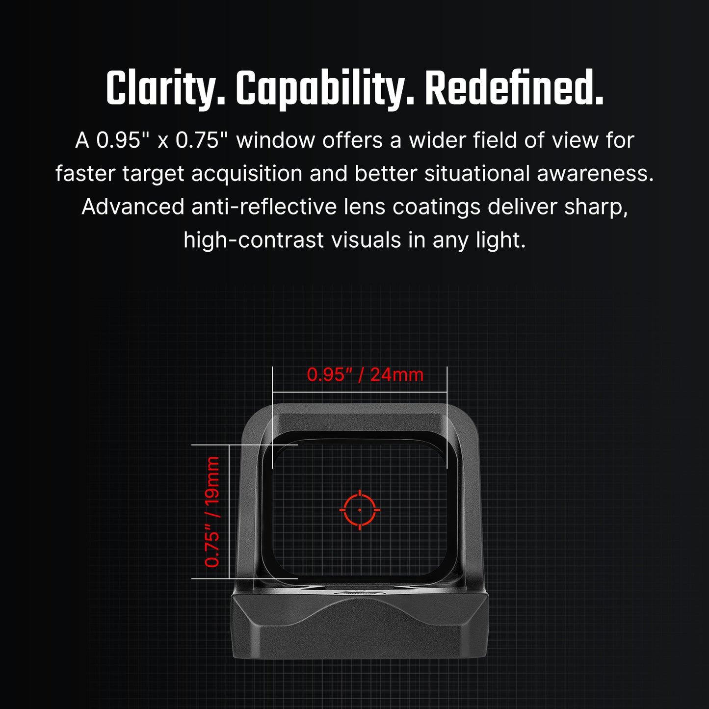 Osight C – Open Reflex Optic with Side‑Loading Battery