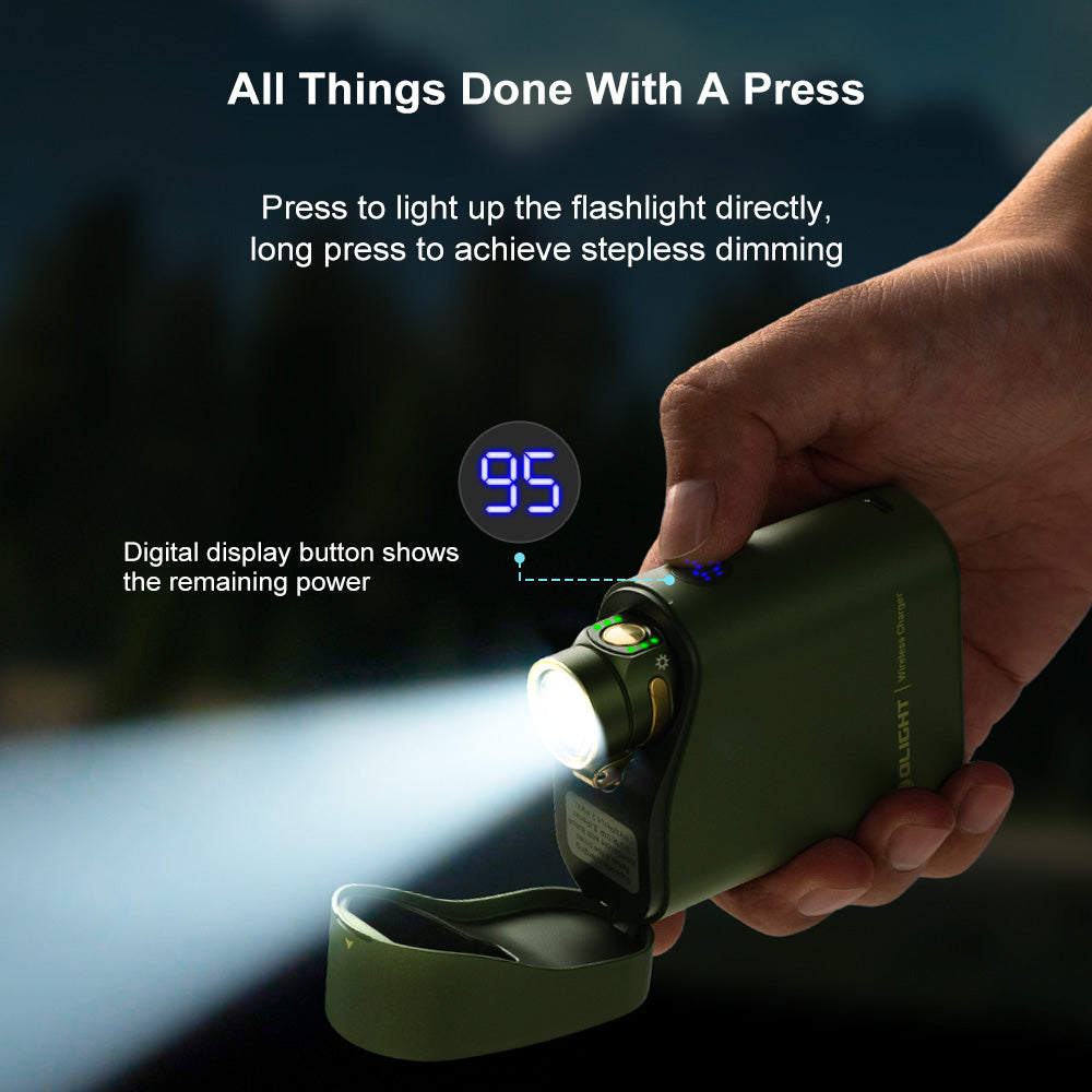 Olight Baton 4 – Compact Power EDC w/Charging Case - 1300 Lumen / 170m