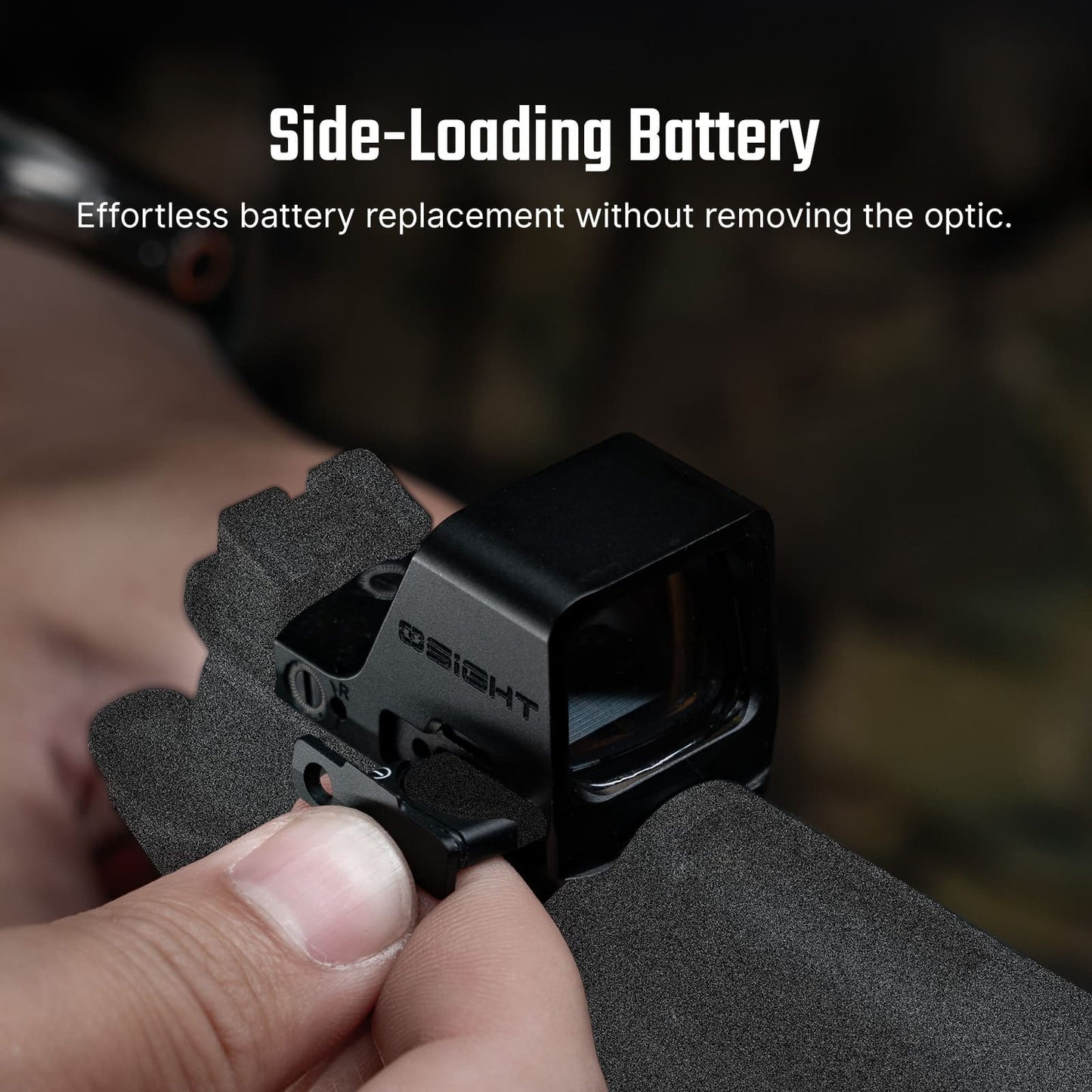 Osight C – Open Reflex Optic with Side‑Loading Battery