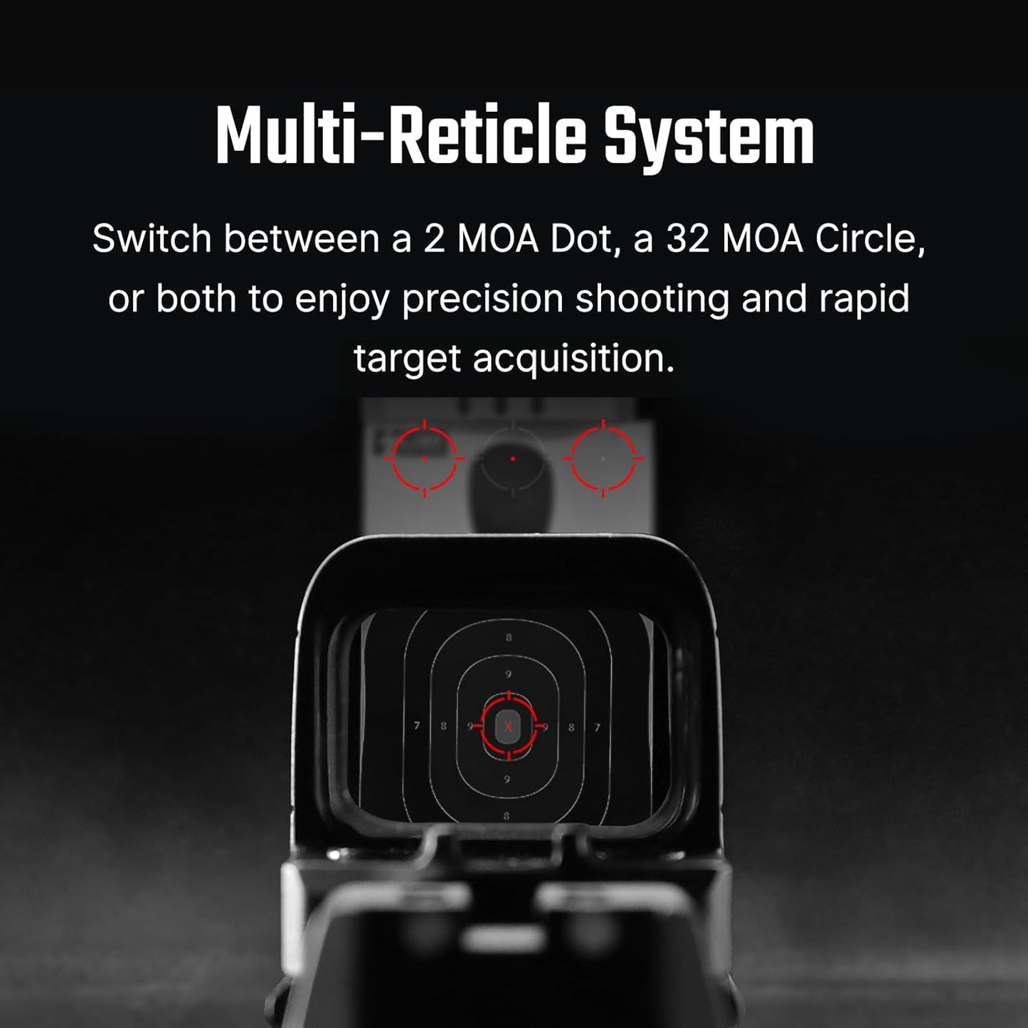 Olight OSIGHT SE – Enclosed 2 MOA Red Dot Sight with Replaceable Battery