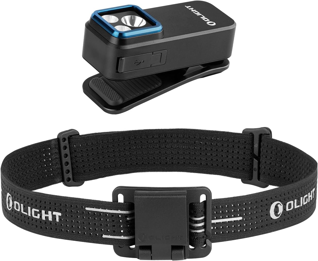Olight Oclip Pro + Headlamp Strap Bundle – Clip-On Light Meets Hands-Free Freedom
