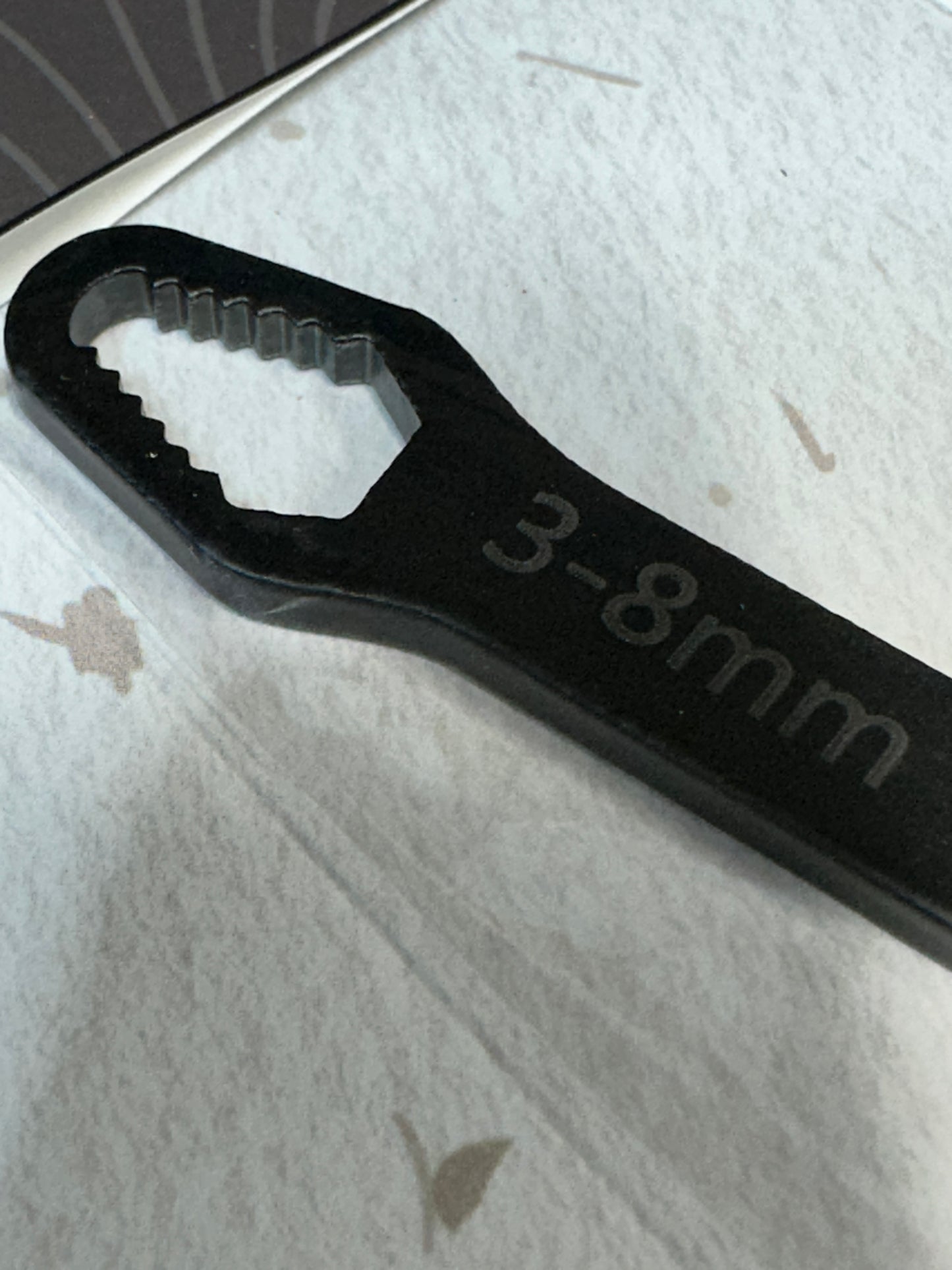 Pocket Dual-End Wrench – Black Powdercoated Compact