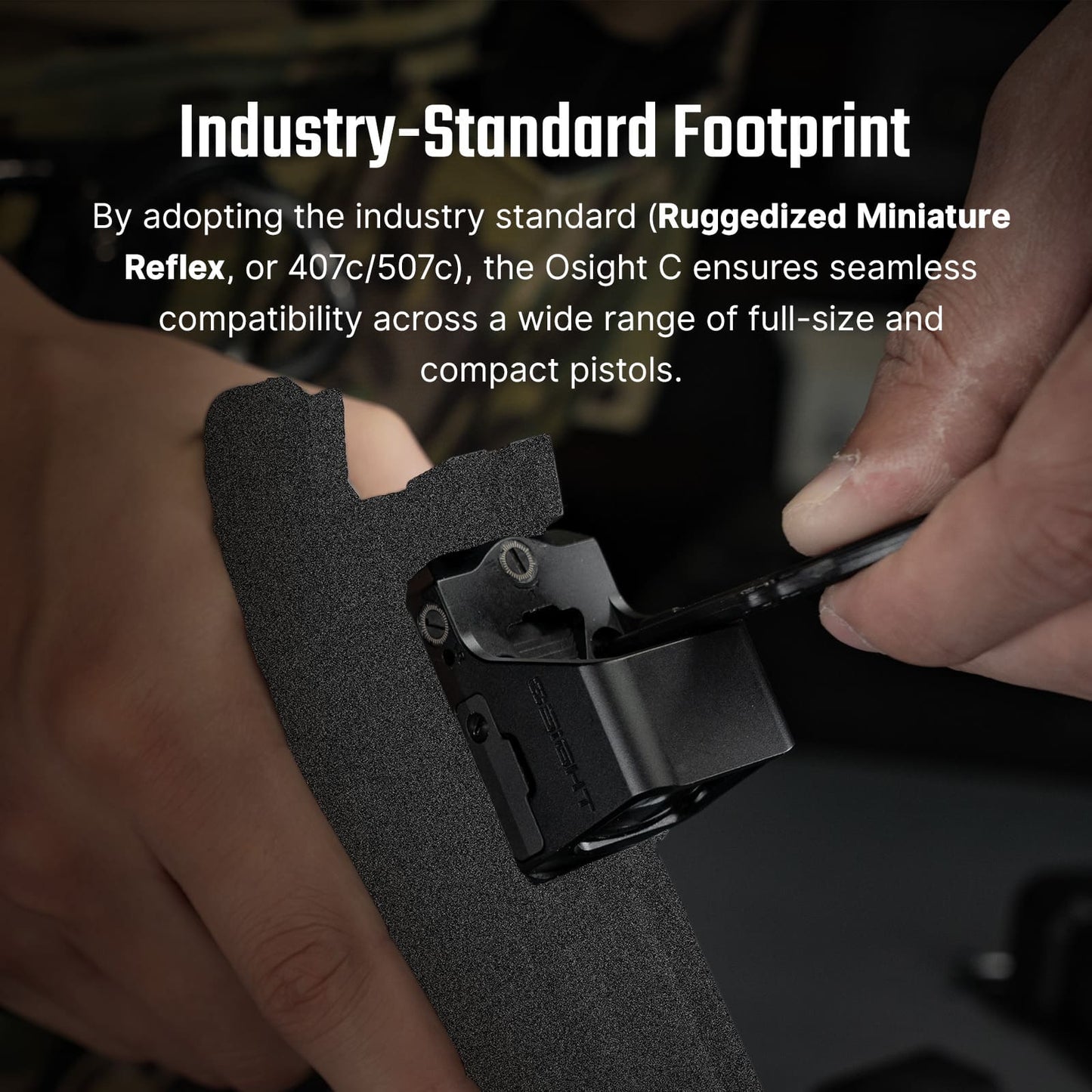 Osight C – Open Reflex Optic with Side‑Loading Battery