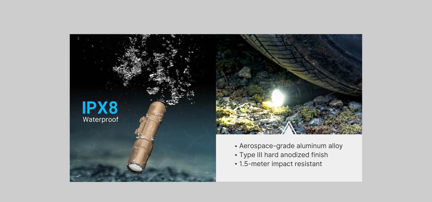 Olight Odin S Rail Mounted Light - 1500 Lumens