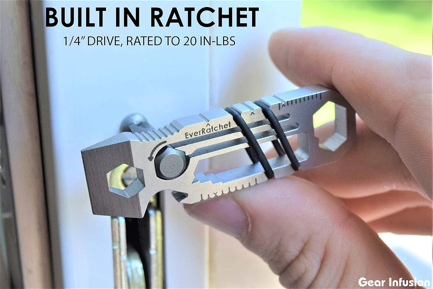 EverRatchet – Titanium EDC Multitool (17-in-1)