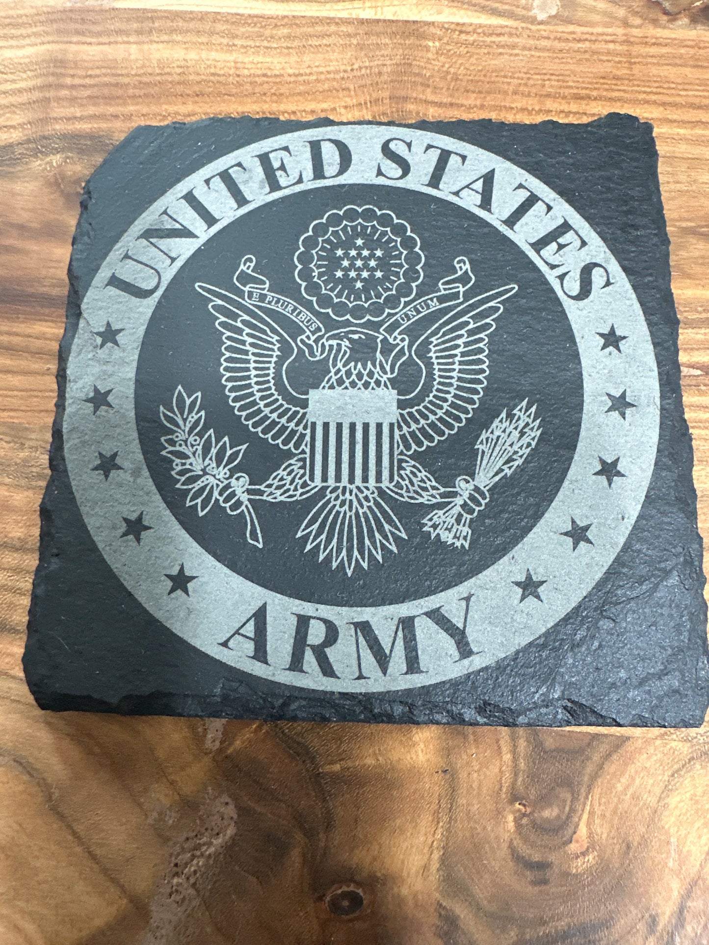 US Armed Forces Slate Coaster – Individual Military Branch Tribute