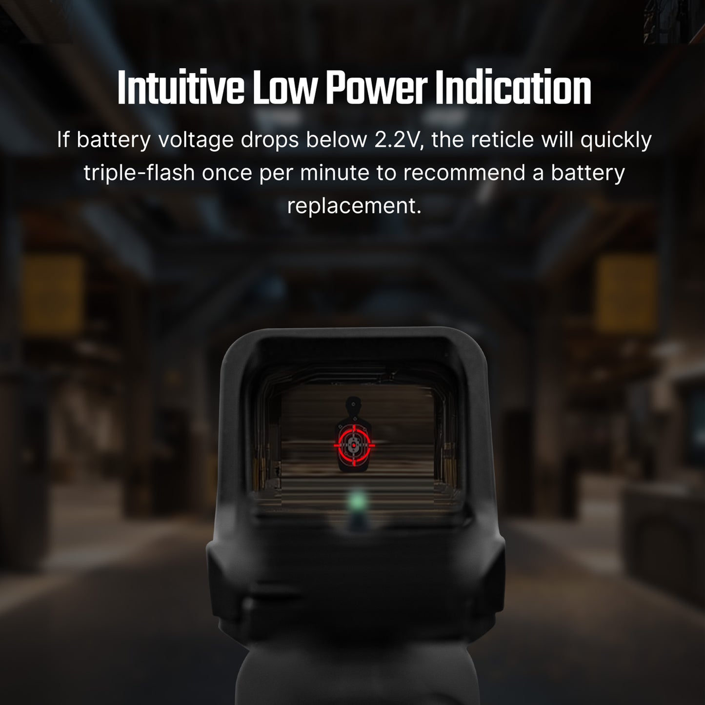 Osight C – Open Reflex Optic with Side‑Loading Battery