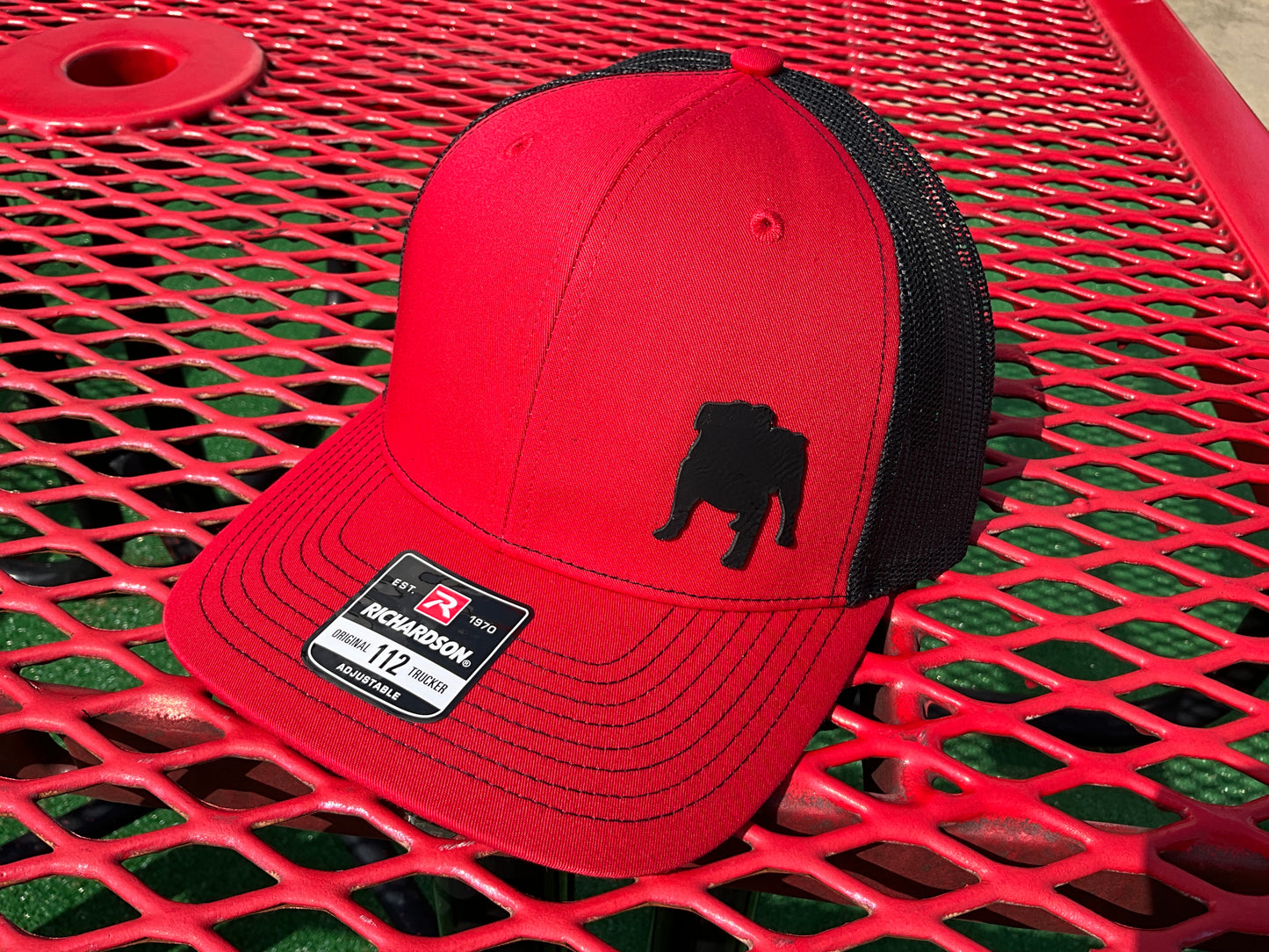 UGA Dawg Silouette Hat (PU Leather Patch)