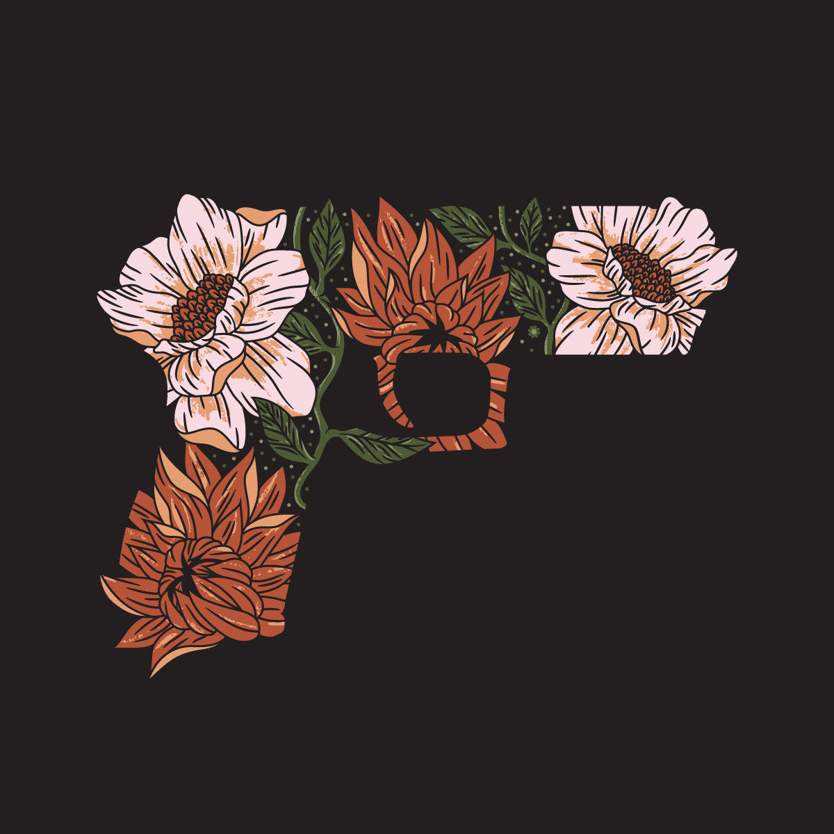 Flower Pistol | Lightweight Hoodie