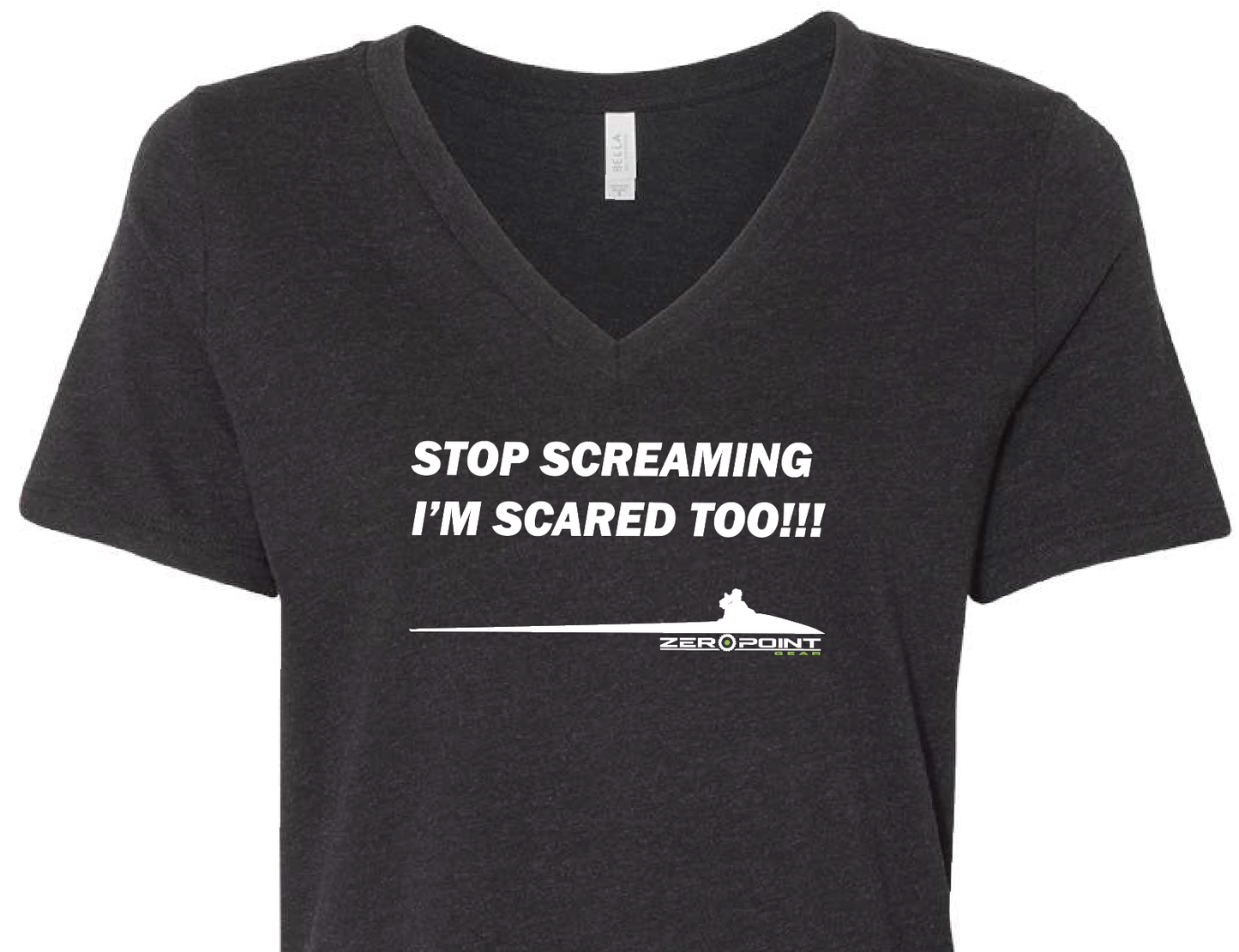 “Stop Screaming, I’m Scared Too” Tee