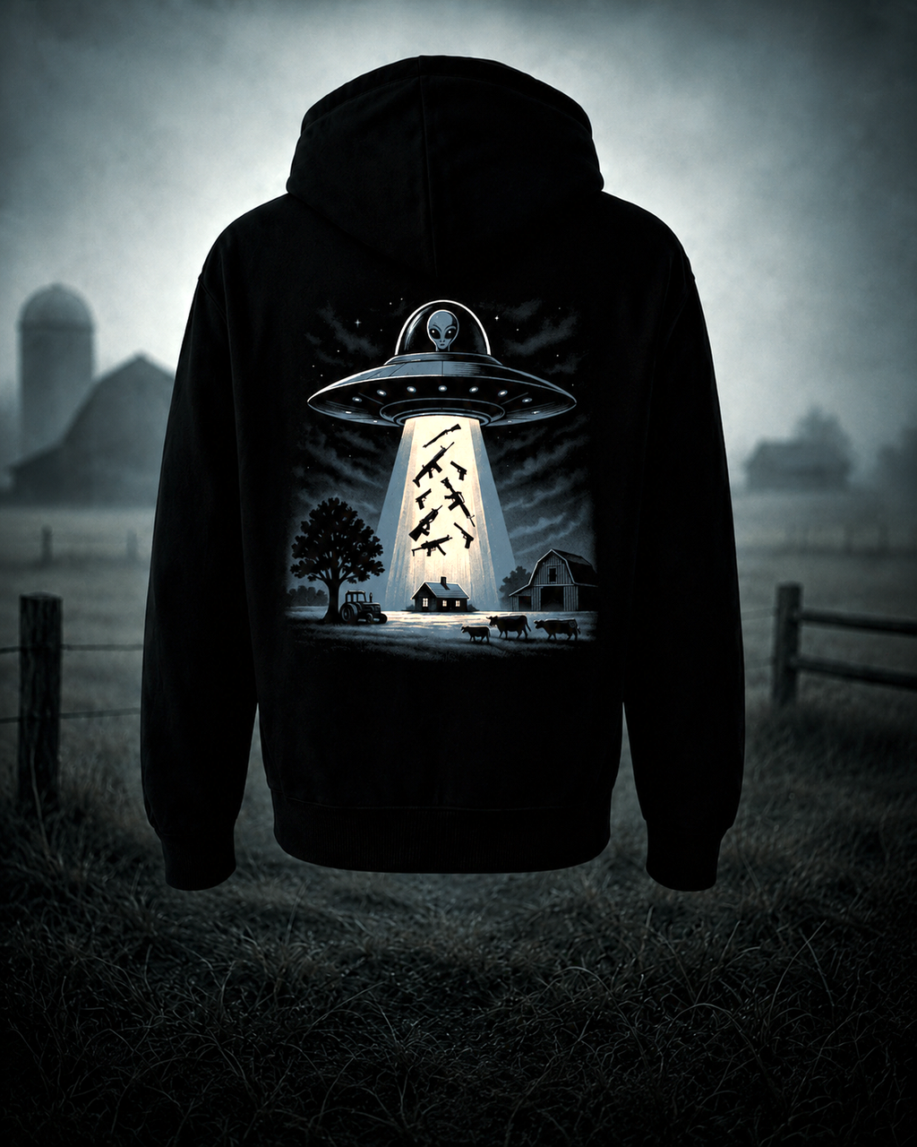(NEW!) Alien Invasion | Fleece Lined Hoodie