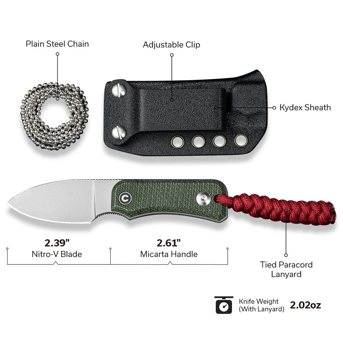 CIVIVI Baby Banter Fixed Blade – Field-Ready Edition
