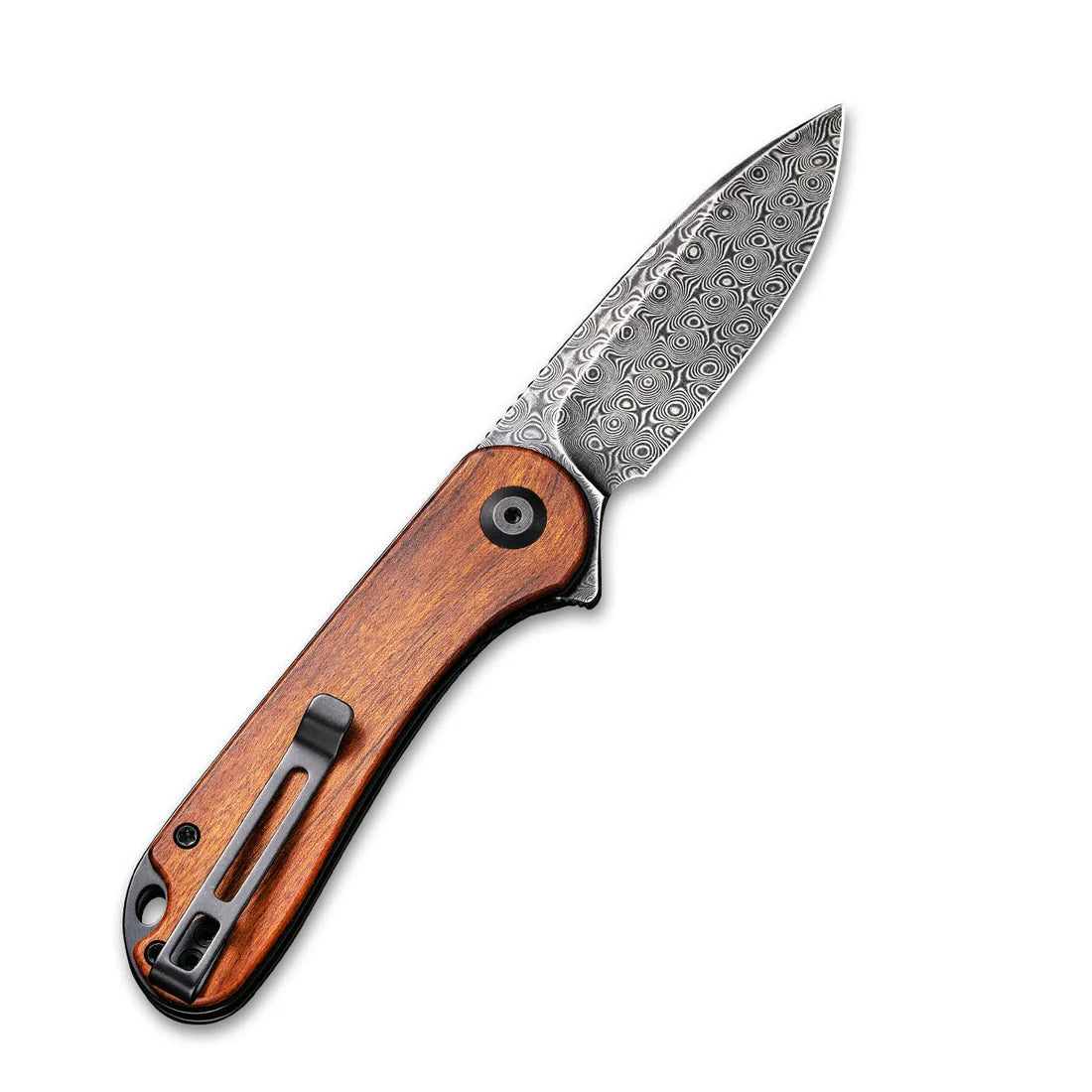 CIVIVI Elementum C907DS-2 – Damascus Steel with Ebony Wood Handle