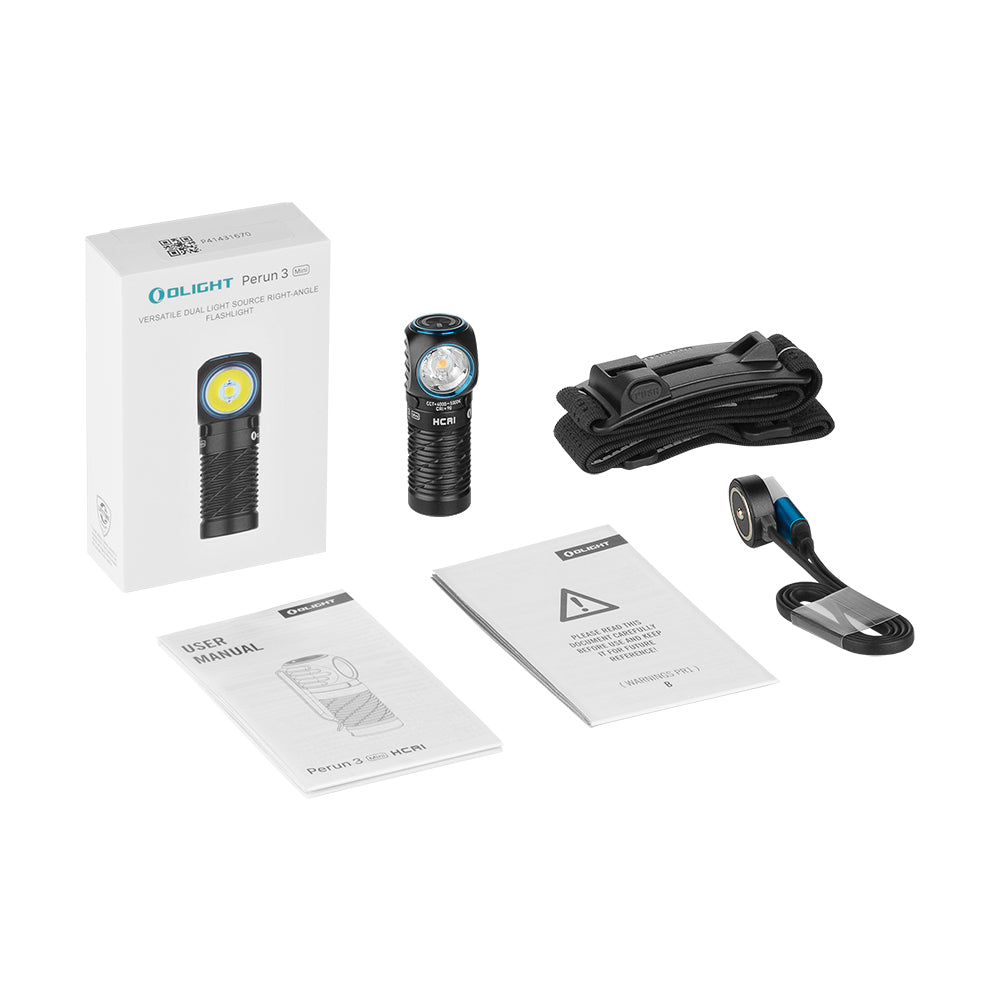 Perun 3 Mini HCRI – Compact EDC Headlamp & Flashlight (1250 Lumens)