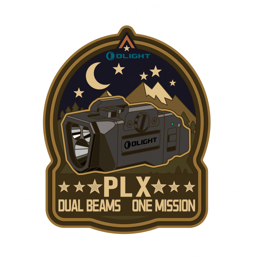 Olight PL-X Dual-Beam Rail Weapon Light - 1,200 Lumen / 300 Meters