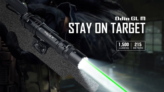 OLIGHT Odin GL Tactical Flashlight (1500 Lumens/215 Meter Throw)