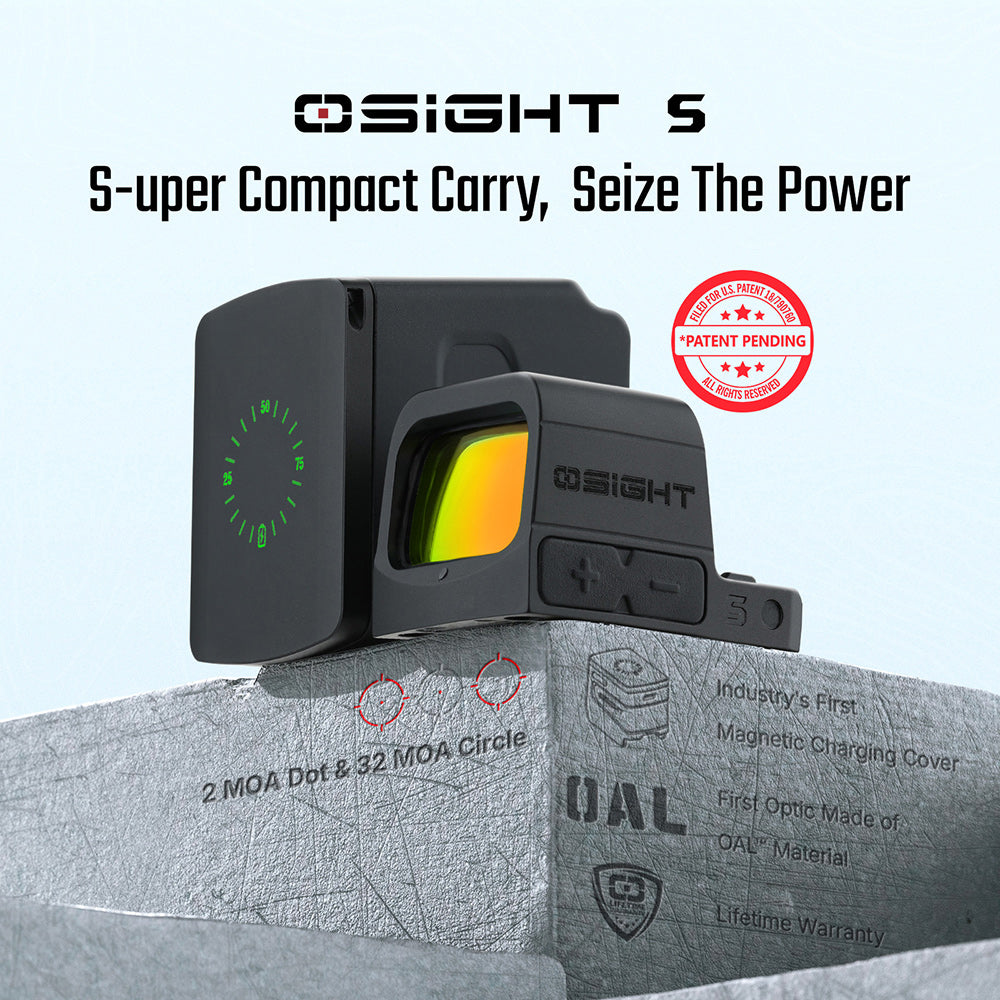 Olight Osight S – Red Dot Sight with Magnetic Charging Cover