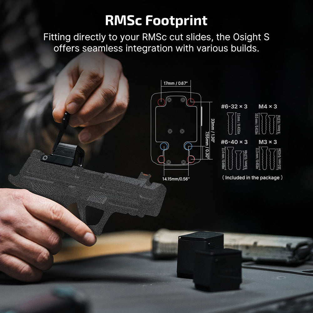 Olight Osight S – Red Dot Sight with Magnetic Charging Cover