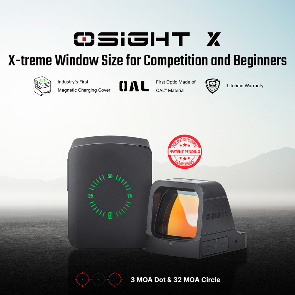 Olight Osight X – 3 MOA Red Dot Sight with Magnetic Charging Cover