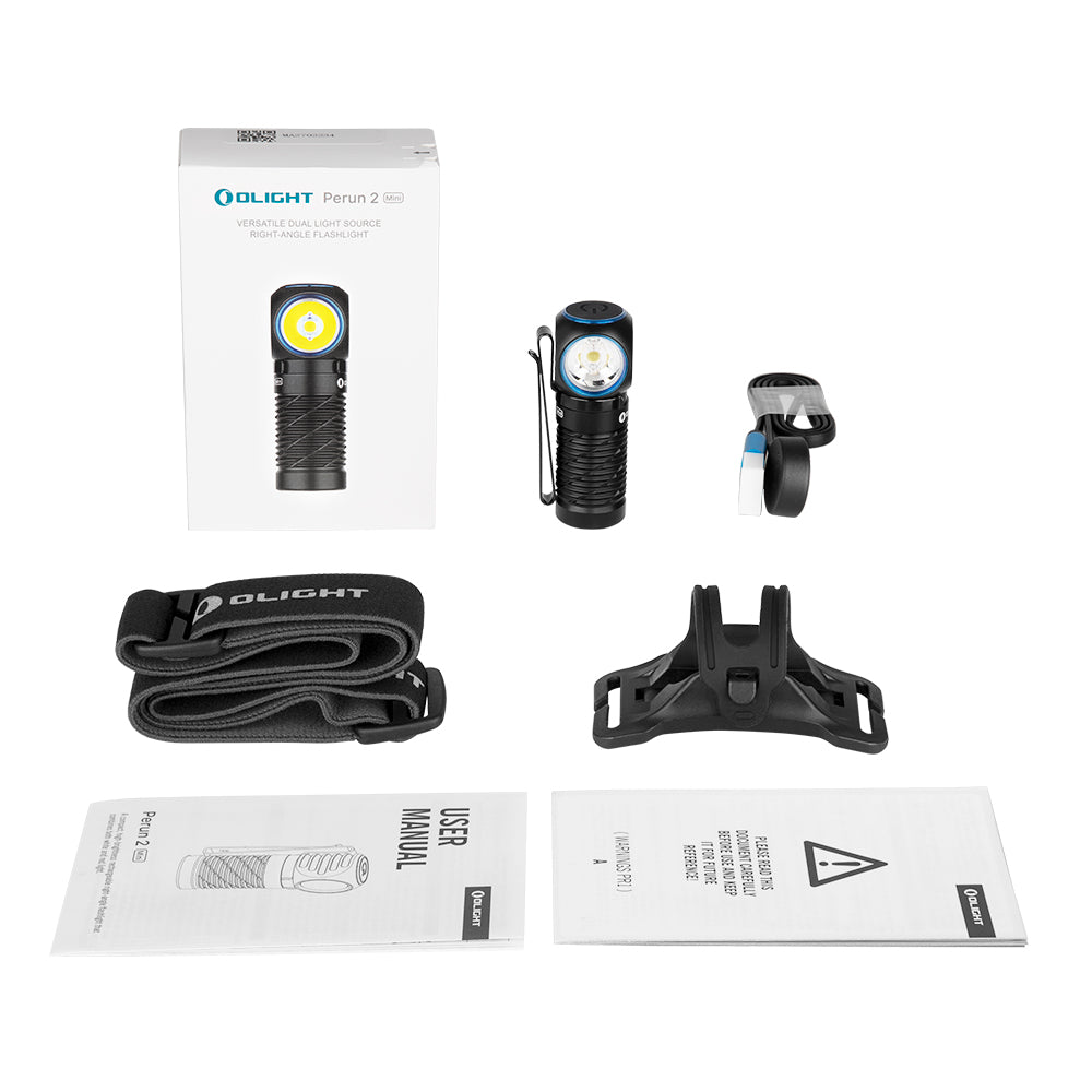 Olight Perun 2 Mini LED Rechargeable Headlamp - 1,100 Lumen / 150 Meters