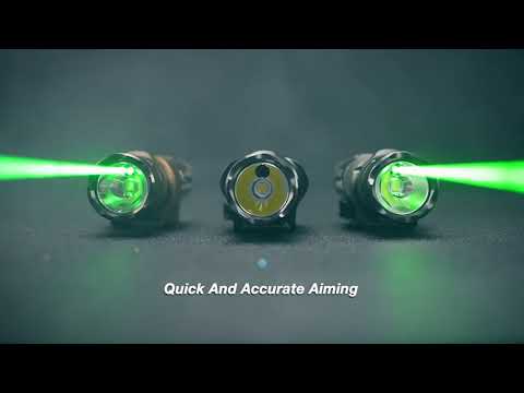 Baldr Pro R – Rechargeable Weapon Light with Green Laser (1350L/200M)