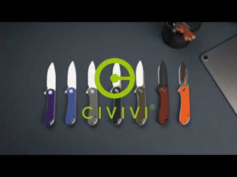 CIVIVI Elementum C907A – D2 Steel Blade with Black G10 Handle