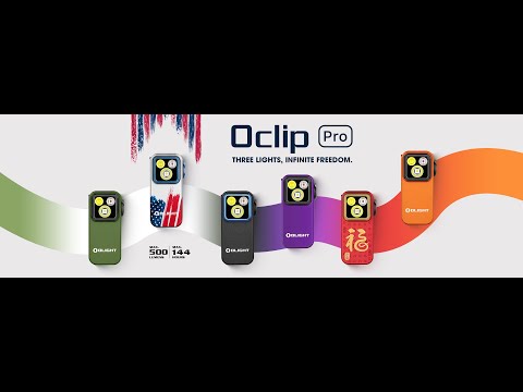 Olight Oclip Pro – Triple-Beam Clip-On - 500 Lumen / 120m