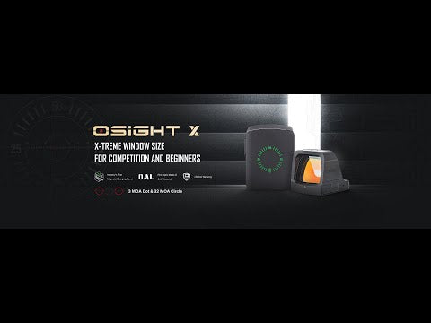 Olight Osight X – 3 MOA Red Dot Sight with Magnetic Charging Cover