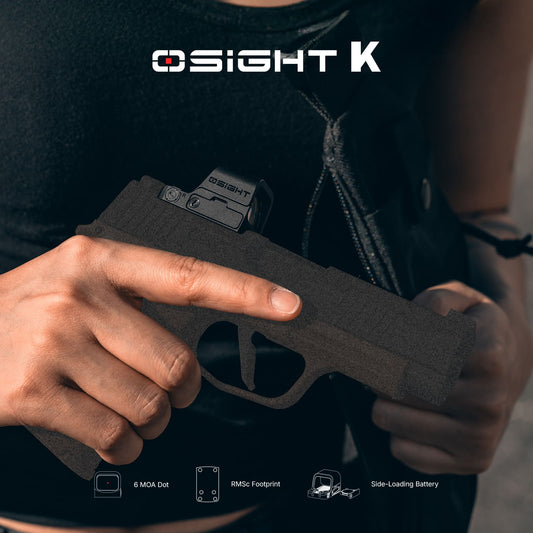 Osight K – Open Reflex Sight with Side‑Loading Battery