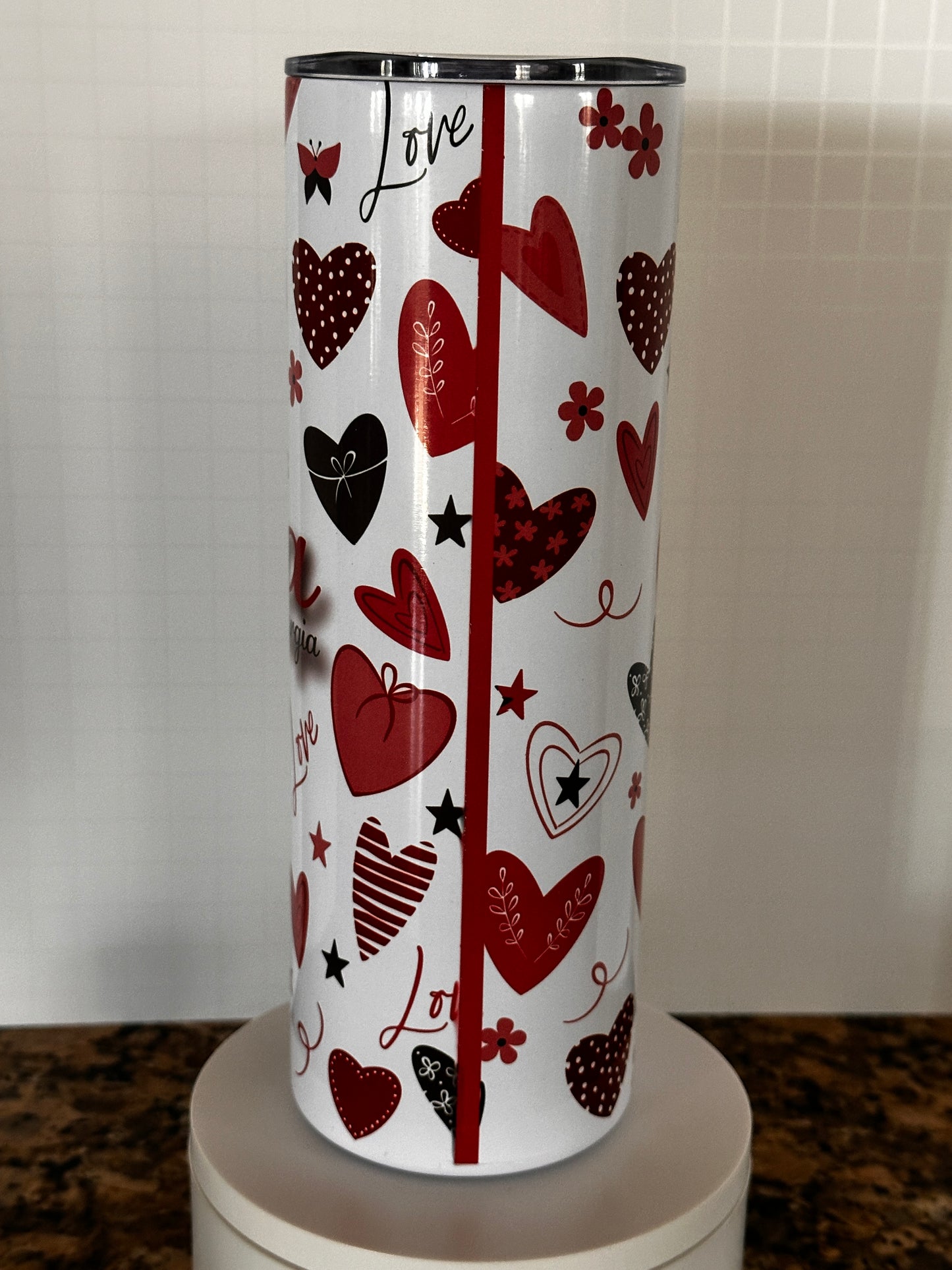 Atlanta Hearts Tumbler 20oz (w)