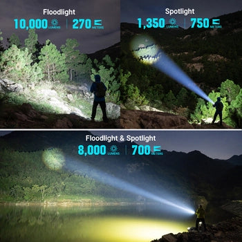 Olight Marauder Mini 2 – Compact Powerhouse Flashlight - 10000 Lumen / 750m