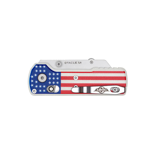 OLIGHT Oknife Otacle U1 Rail Lock – Stars and Stripes Utility Knife