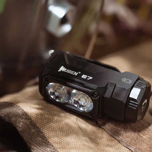 WUBEN E7 Rechargeable Multi-Functional EDC Flashlight - 1800 Lumen / 123m