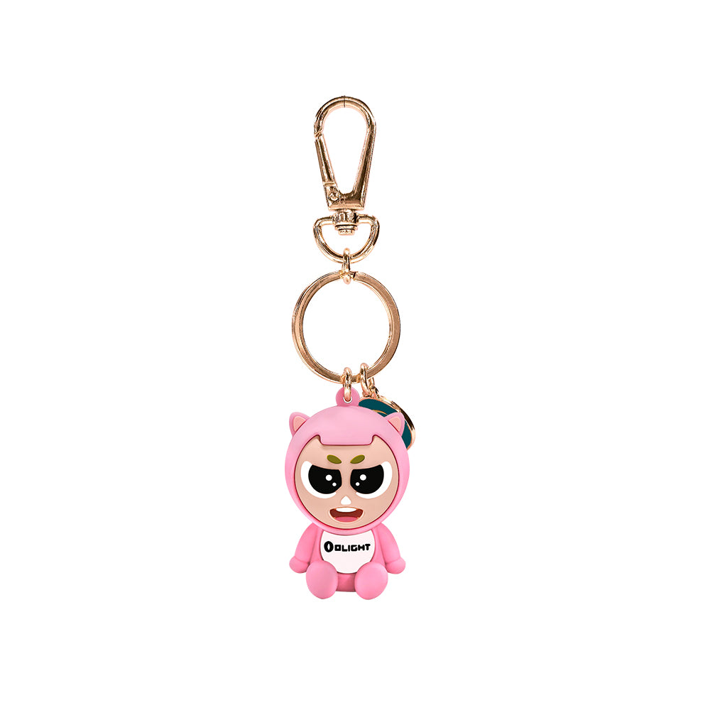 Olight Pink Mascot Keychain