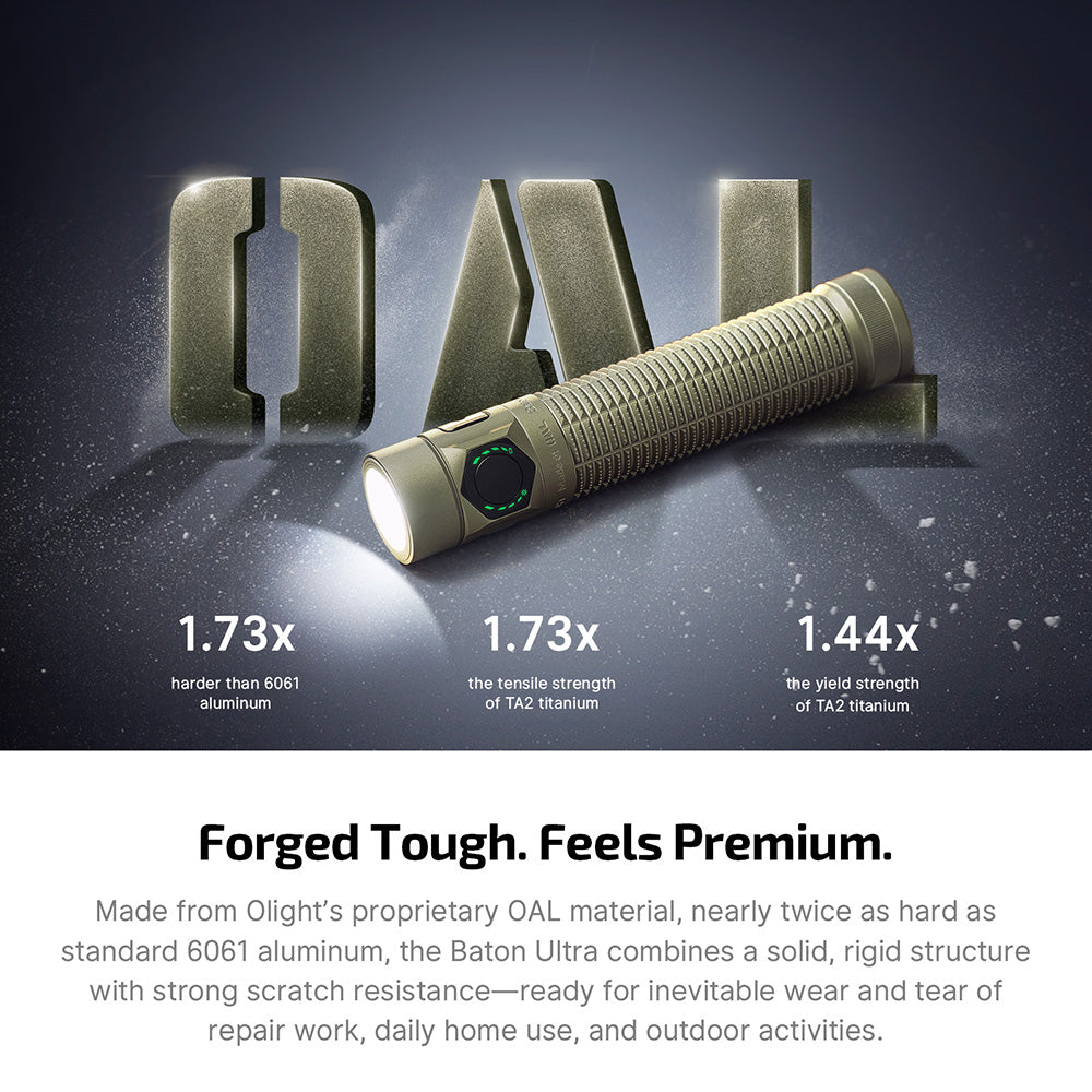 Olight Baton 4 Ultra – Compact High-Lumen EDC Flashlight - 1600 Lumen / 200m