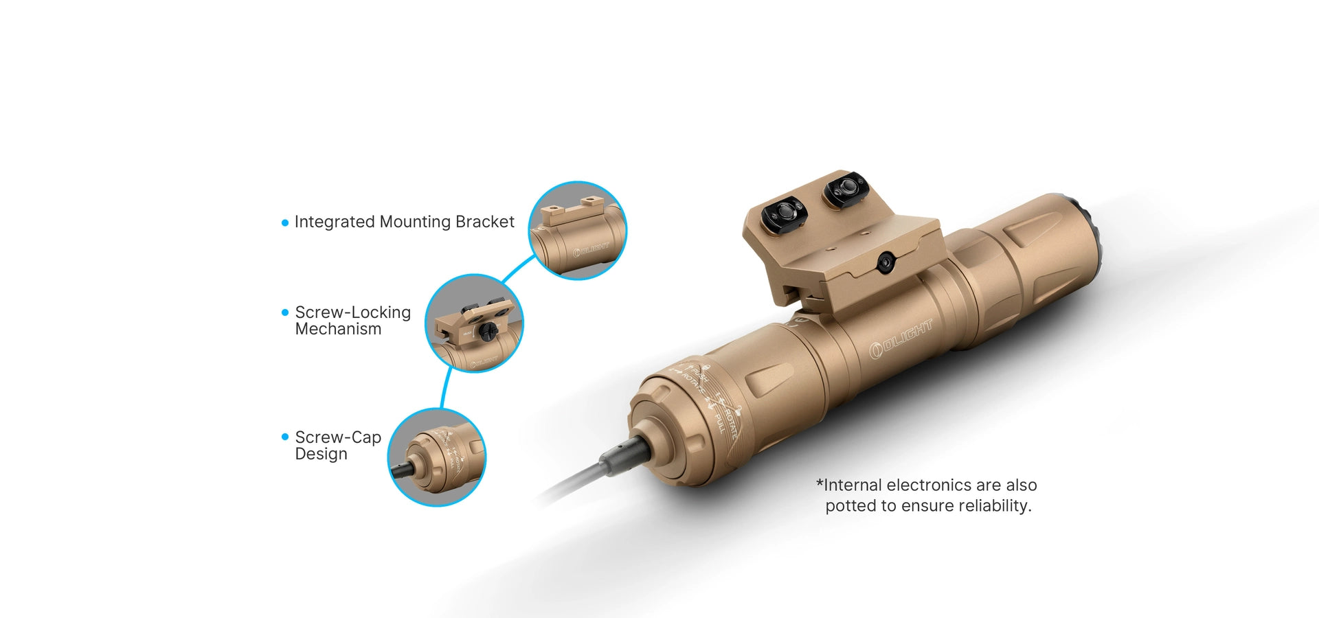 Olight Odin S Rail Mounted Light