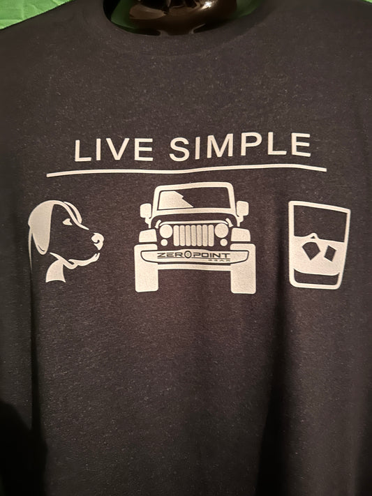 Live Simple Whiskey Unisex