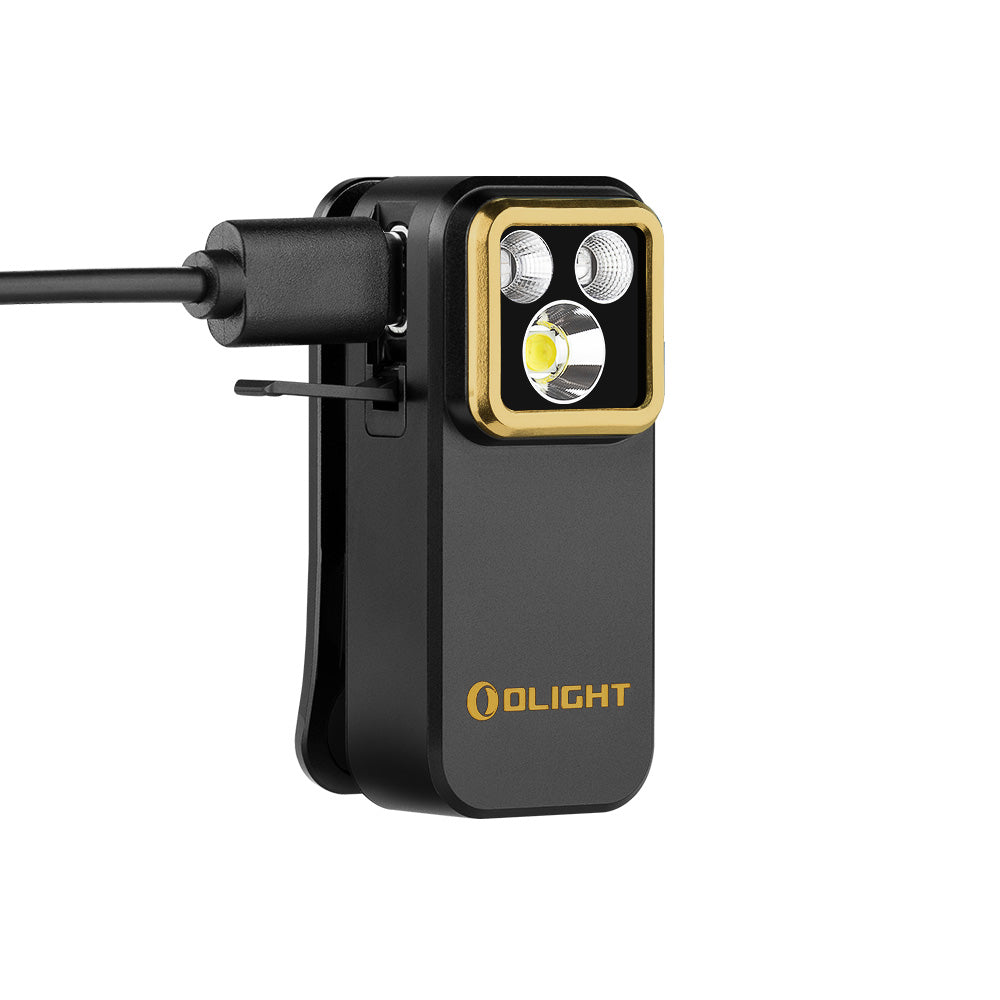 Olight Oclip Pro S – Clip-On EDC Light (Flood, Spot & Red) 600 Lumen / 80m