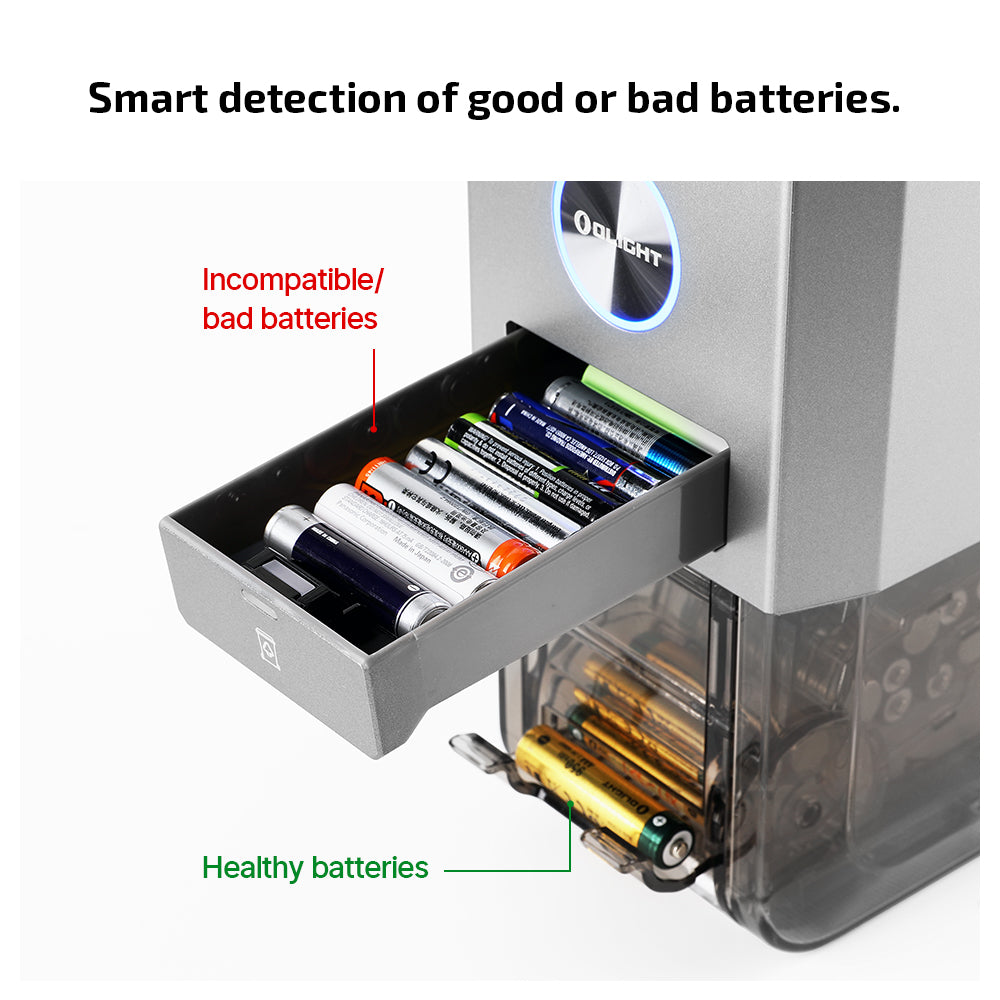 OLIGHT Ostation X 3-in-1 Rechargeable AA/AAA - Battery Charger