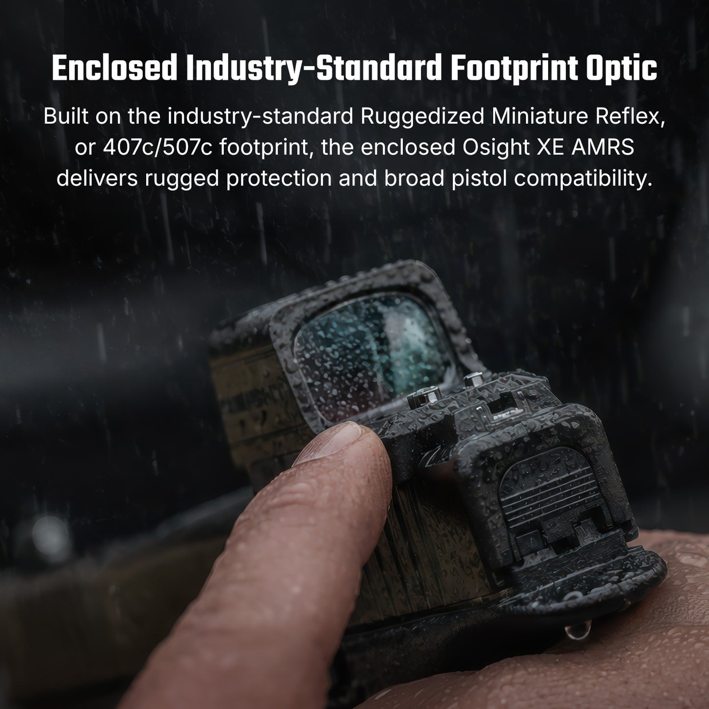 Olight Osight XE – AMRS Enclosed Red Dot Sight (RMR Footprint)