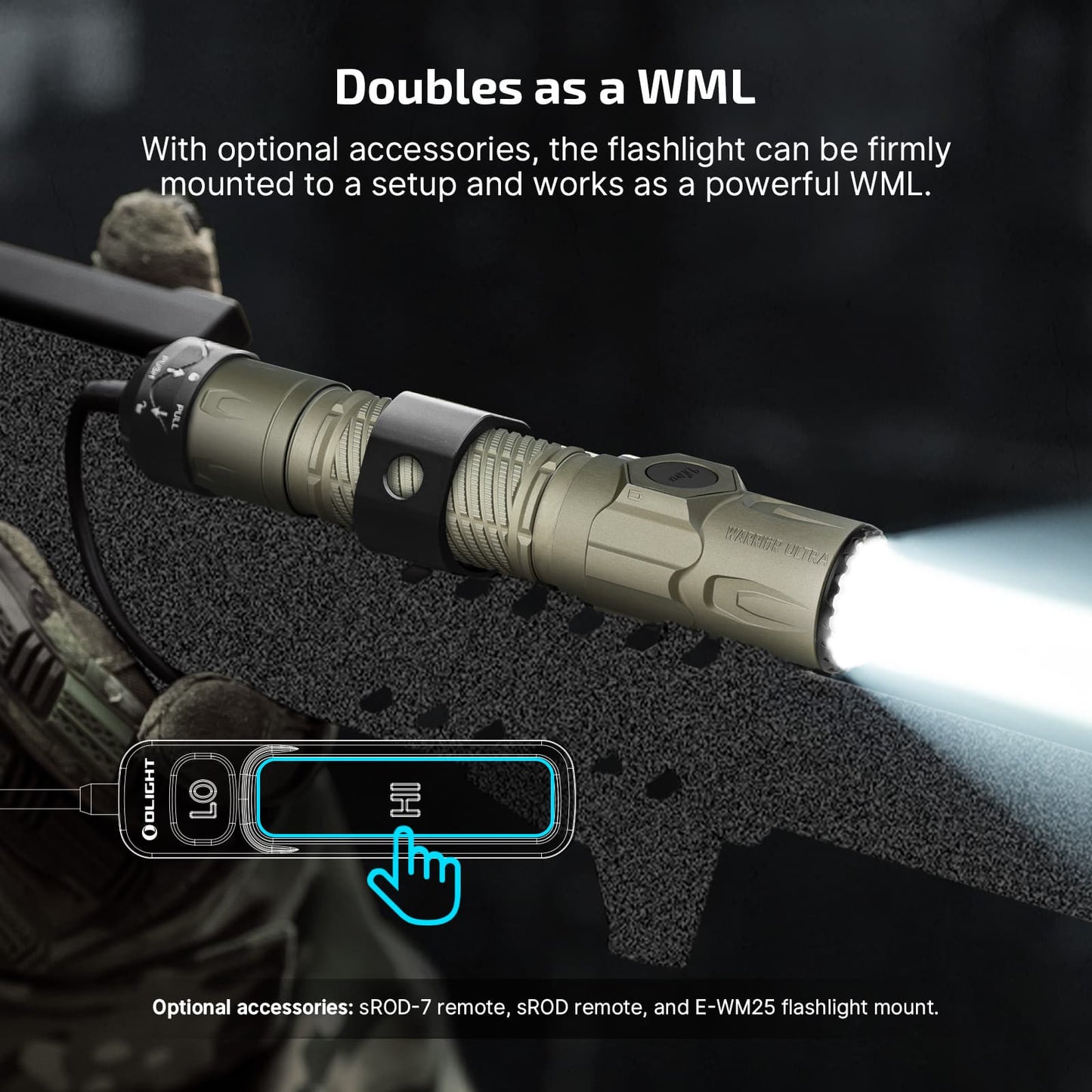 Olight Warrior Ultra – 2,500‑Lumen Tactical Flashlight