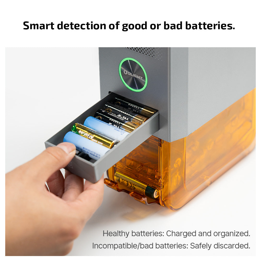 OLIGHT Ostation X 3-in-1 Rechargeable AA/AAA - Battery Charger
