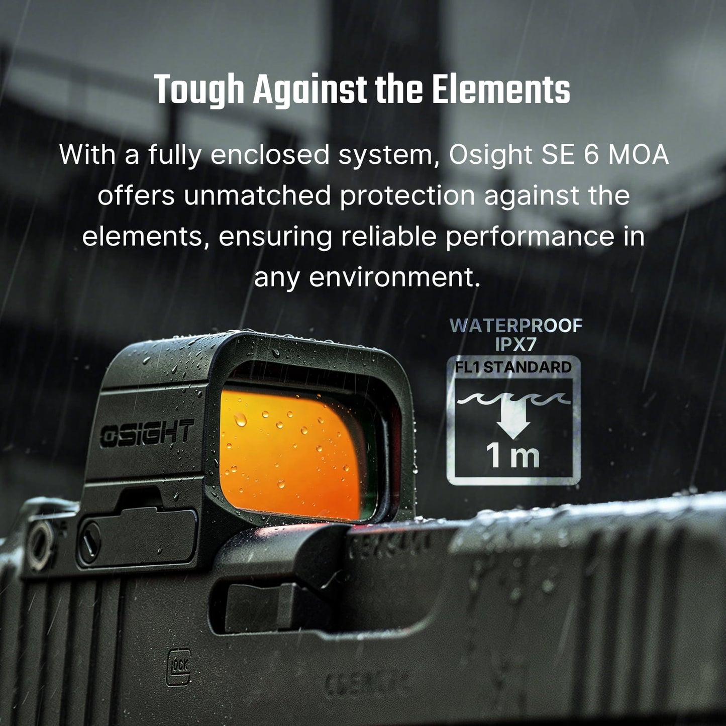 Olight Osight SE – Enclosed Red Dot Sight (6 MOA Red Dot)