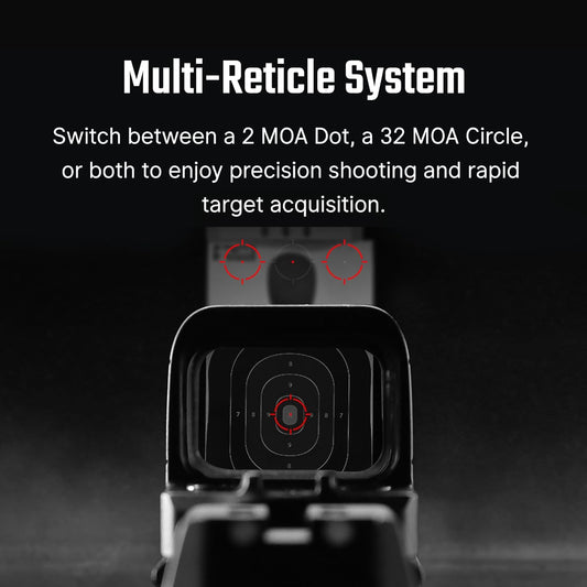 Olight OSIGHT SE – Enclosed 2 MOA Red Dot Sight with Replaceable Battery