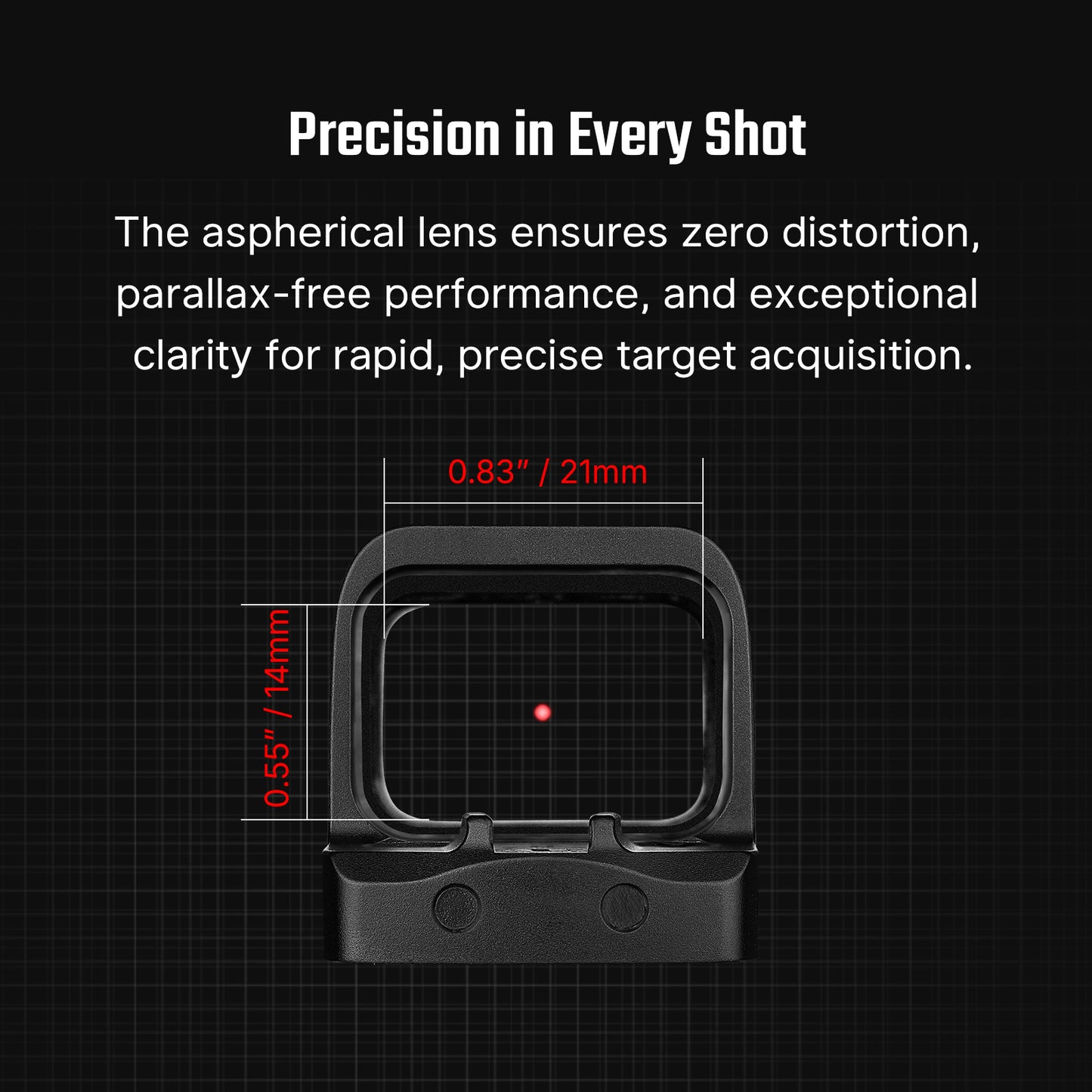Olight Osight SE – Enclosed Red Dot Sight (6 MOA Red Dot)