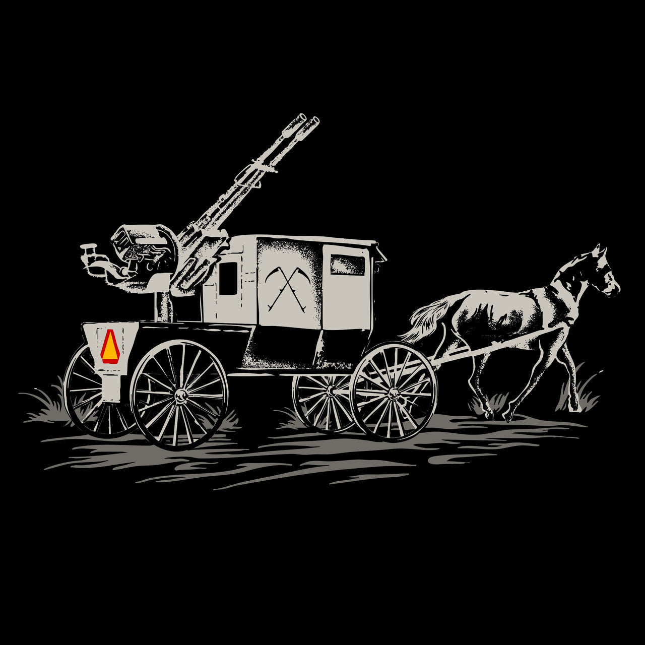 (New!) Amish Gun Buggy |  Unisex Shirt
