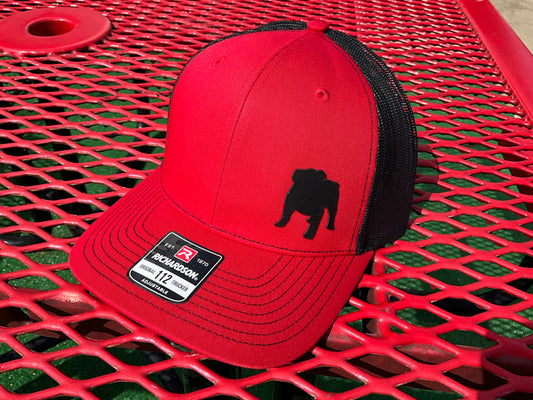 UGA Dawg Silouette Hat (PU Leather Patch)